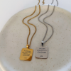 quote necklace
