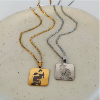 photo necklace
