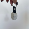 quote leather keychain