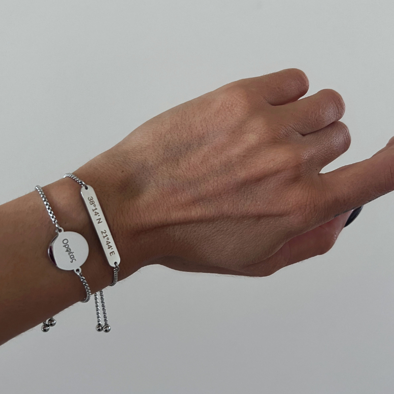 circle text bracelet