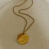 handwriting/drawing necklace