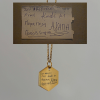 handwriting/drawing necklace