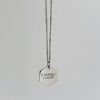 handwriting/drawing necklace